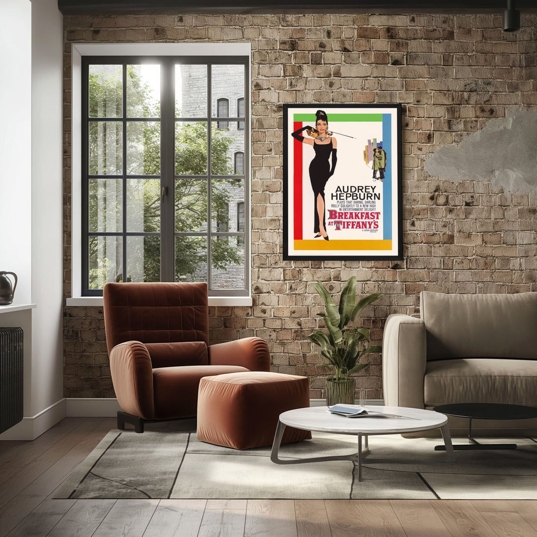 "Breakfast at Tiffany's" (1961) Framed Movie Poster