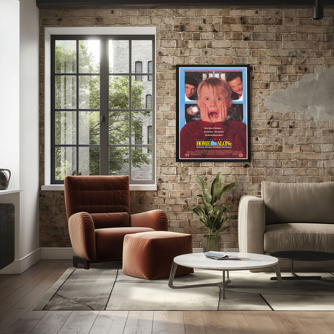 "Home Alone" (1990) Framed Movie Poster