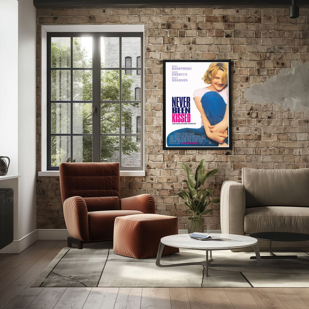 "Never Been Kissed" (1999) Framed Movie Poster