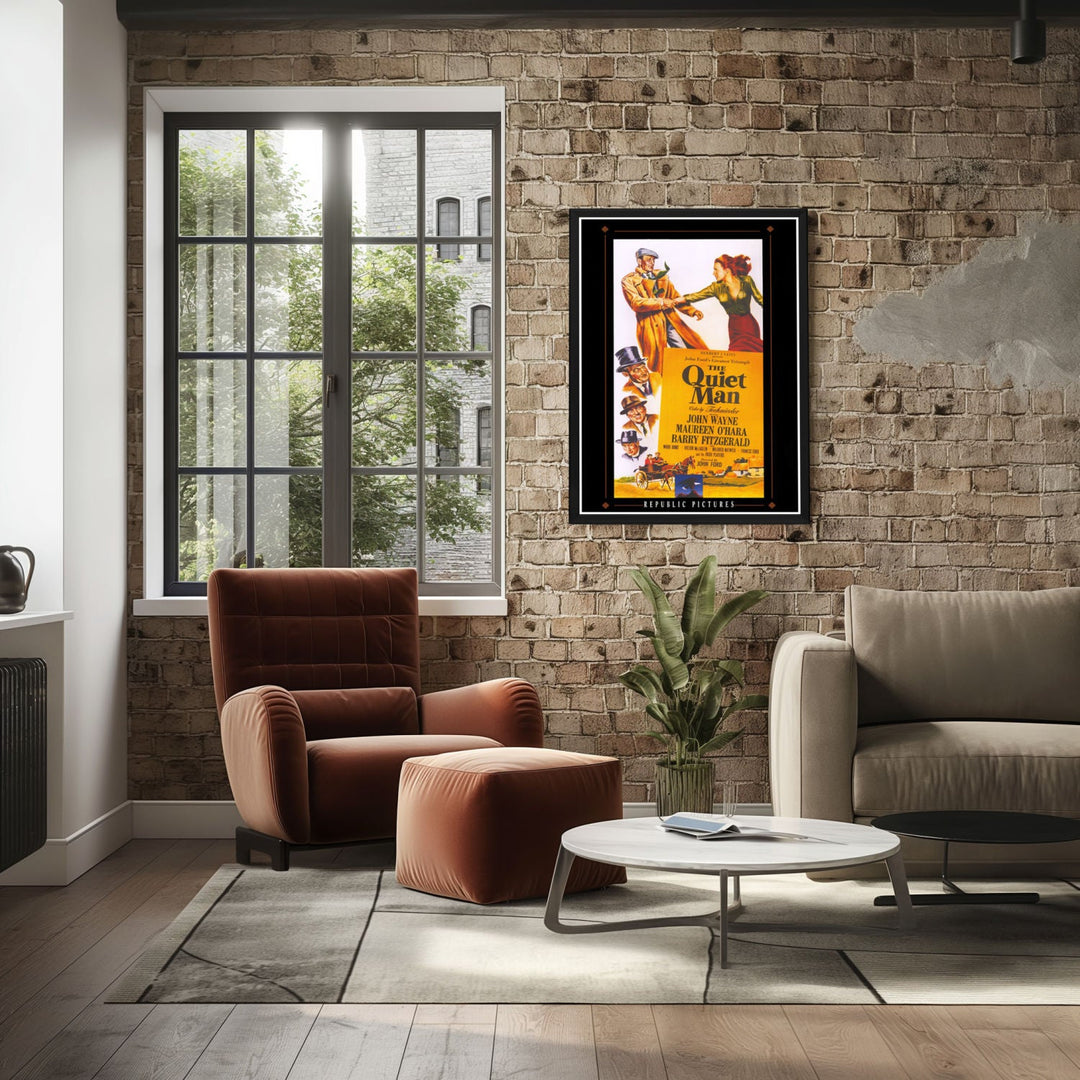 "Quiet Man" (1952) Framed Movie Poster
