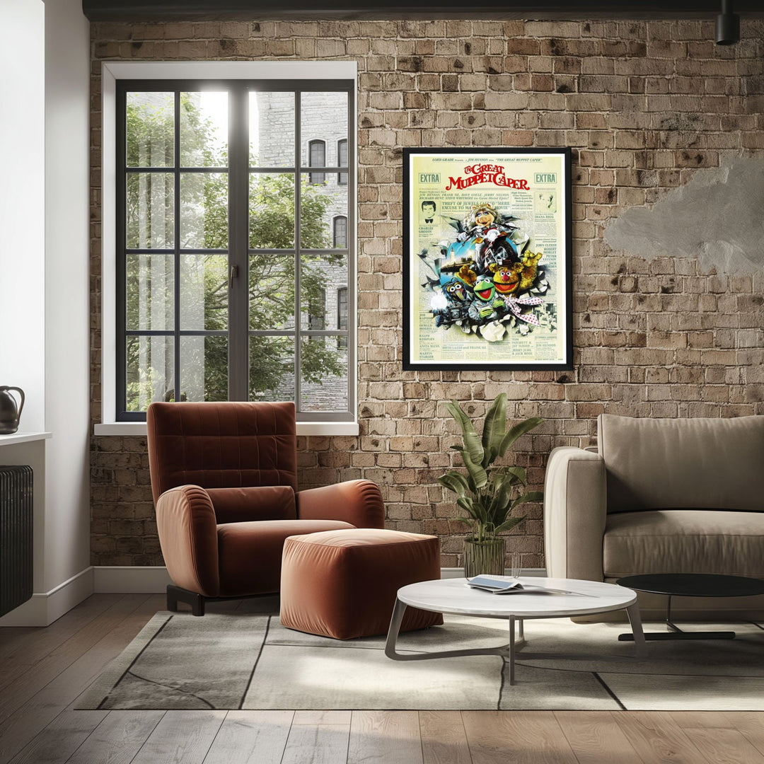 "Great Muppet Caper" (1981) Framed Movie Poster