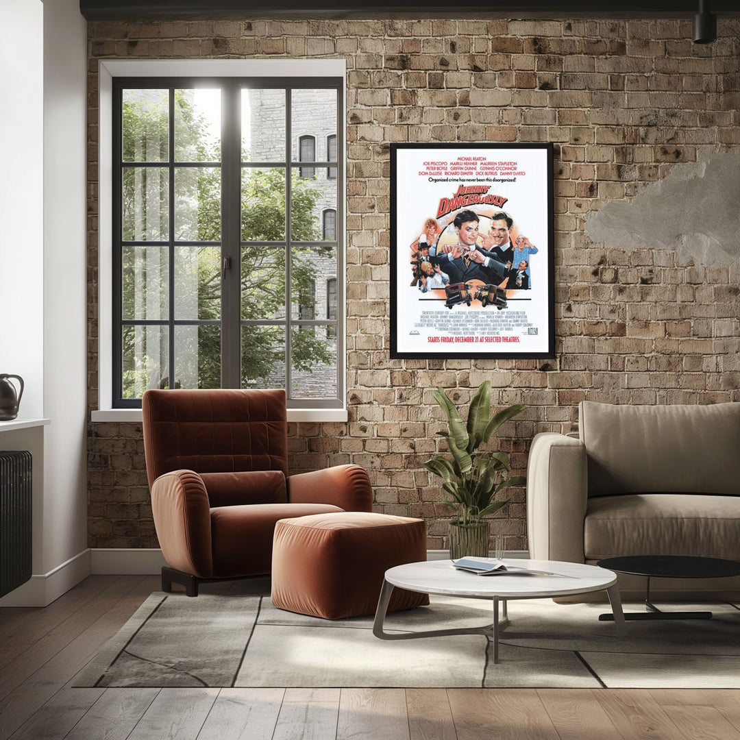 "Johnny Dangerously" (1984) Framed Movie Poster