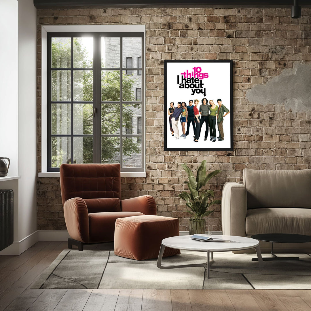 "10 Things I Hate About You" (1999) Framed Movie Poster