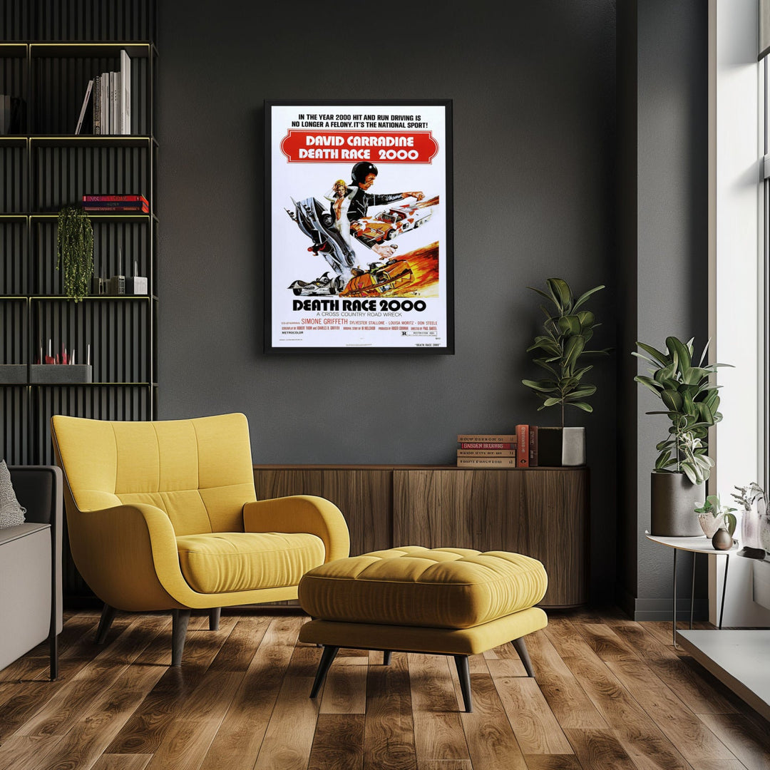 "Death Race 2000" (1975) Framed Movie Poster