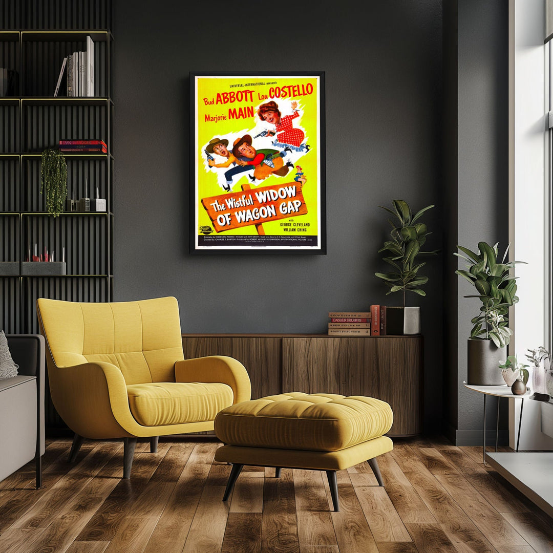 "Wistful Widow Of Wagon Gap" (1947) Framed Movie Poster