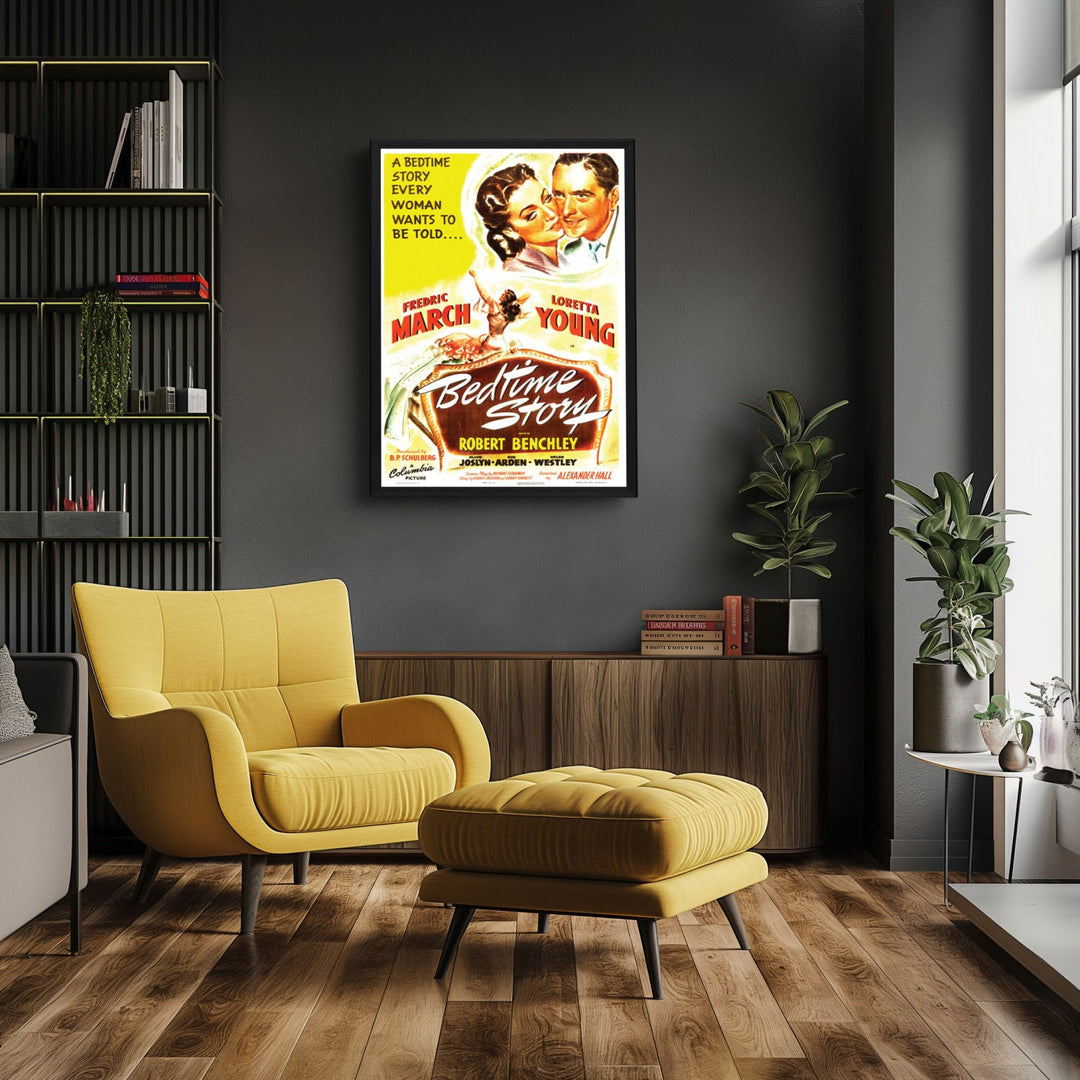 "Bedtime Story" (1964) Framed Movie Poster