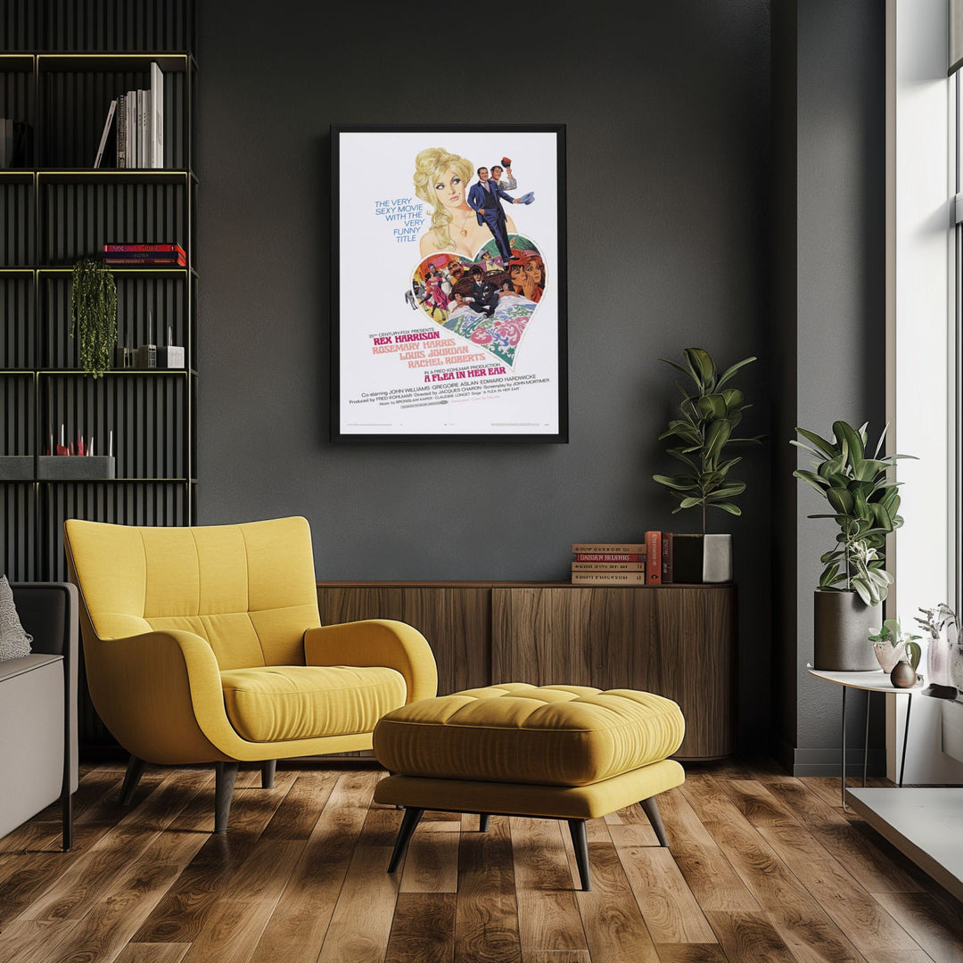 "Flea In Her Ear" (1968) Framed Movie Poster