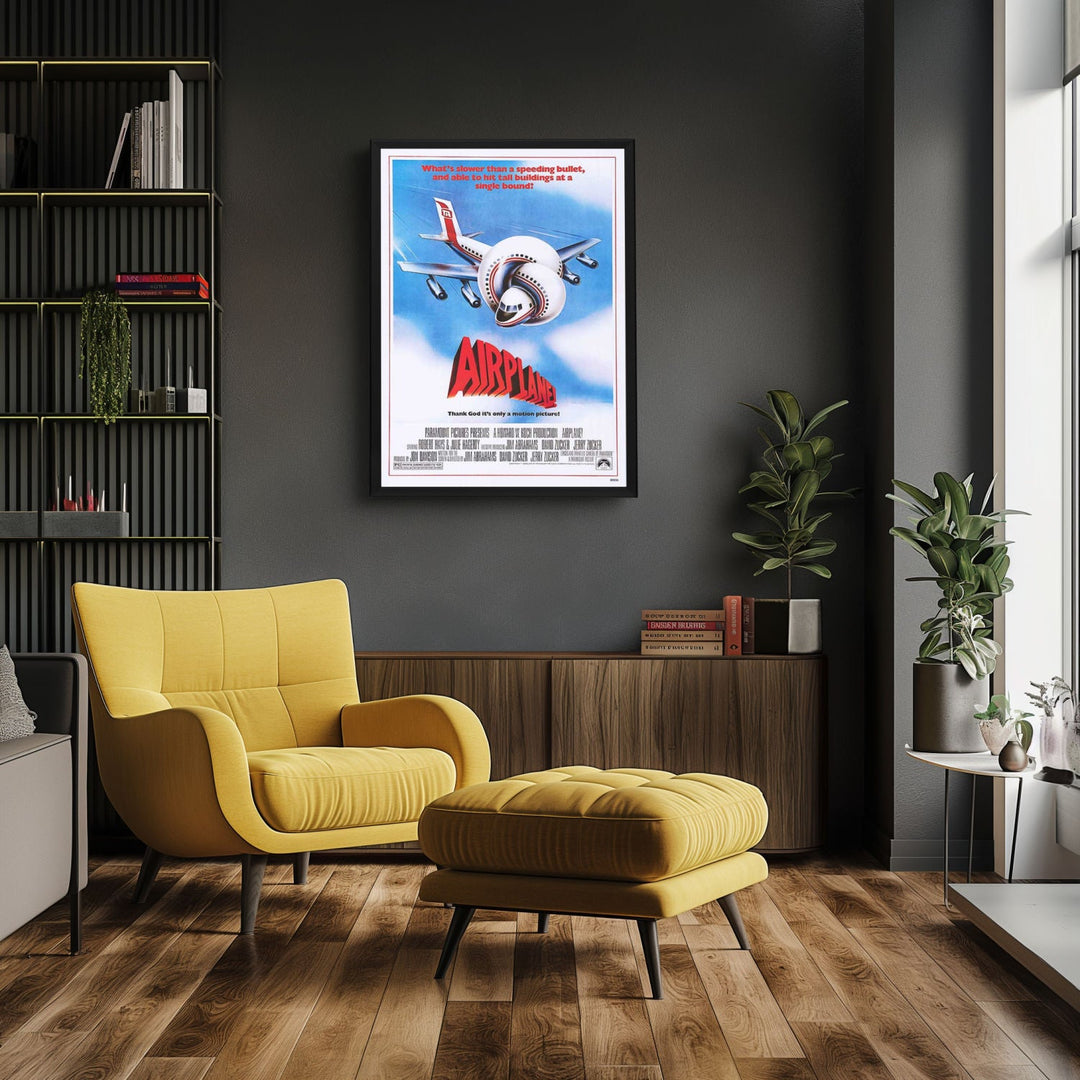"Airplane!" (1980) Framed Movie Poster