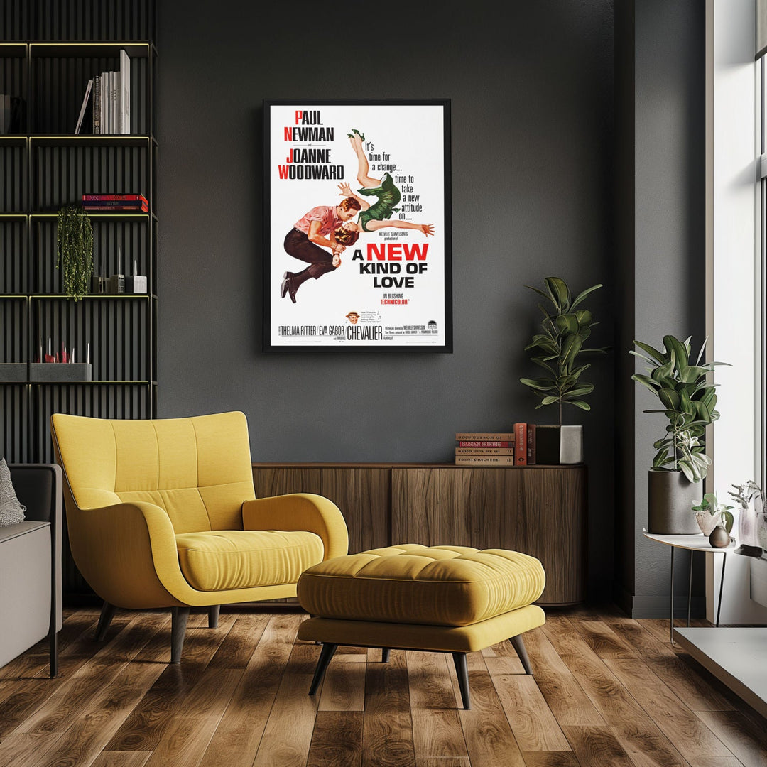 "New Kind Of Love" (1963) Framed Movie Poster