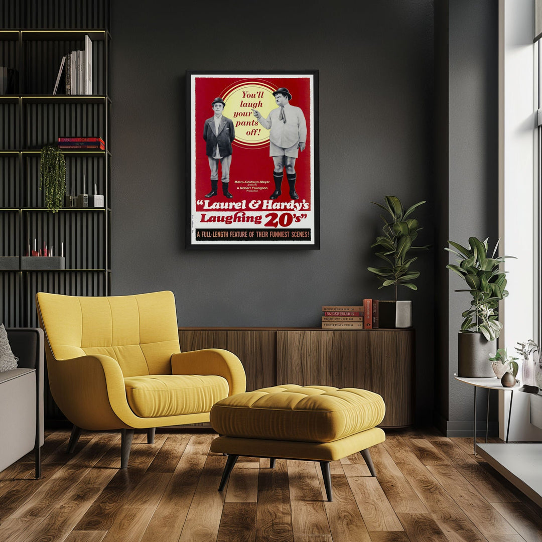 "Laurel and Hardy's Laughing 20's" (1965) Framed Movie Poster