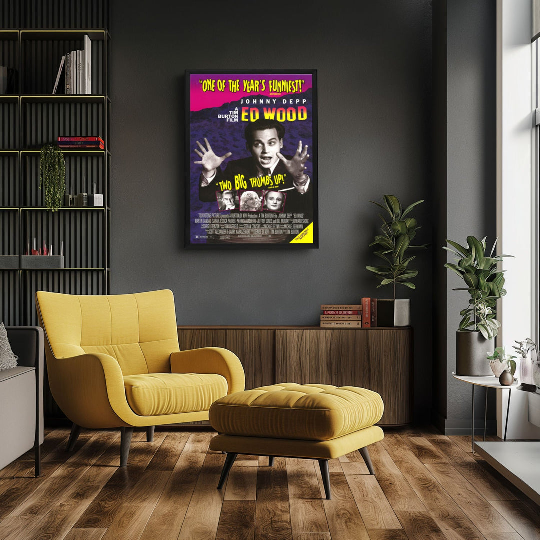"Ed Wood" (1994) Framed Movie Poster