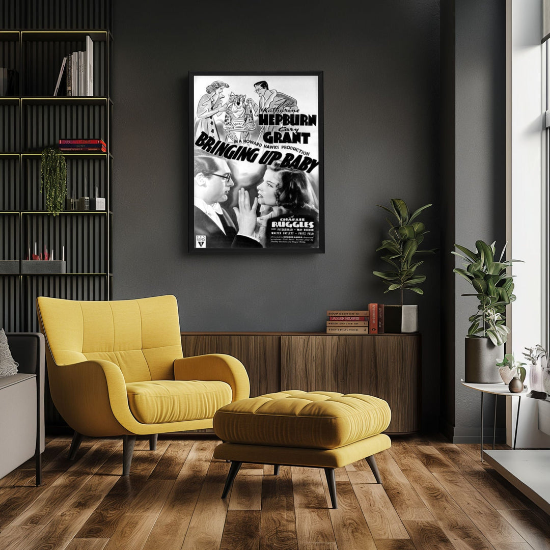 "Bringing Up Baby" (1938) Framed Movie Poster