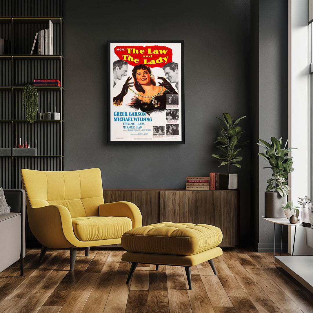 "Law And The Lady" (1951) Framed Movie Poster