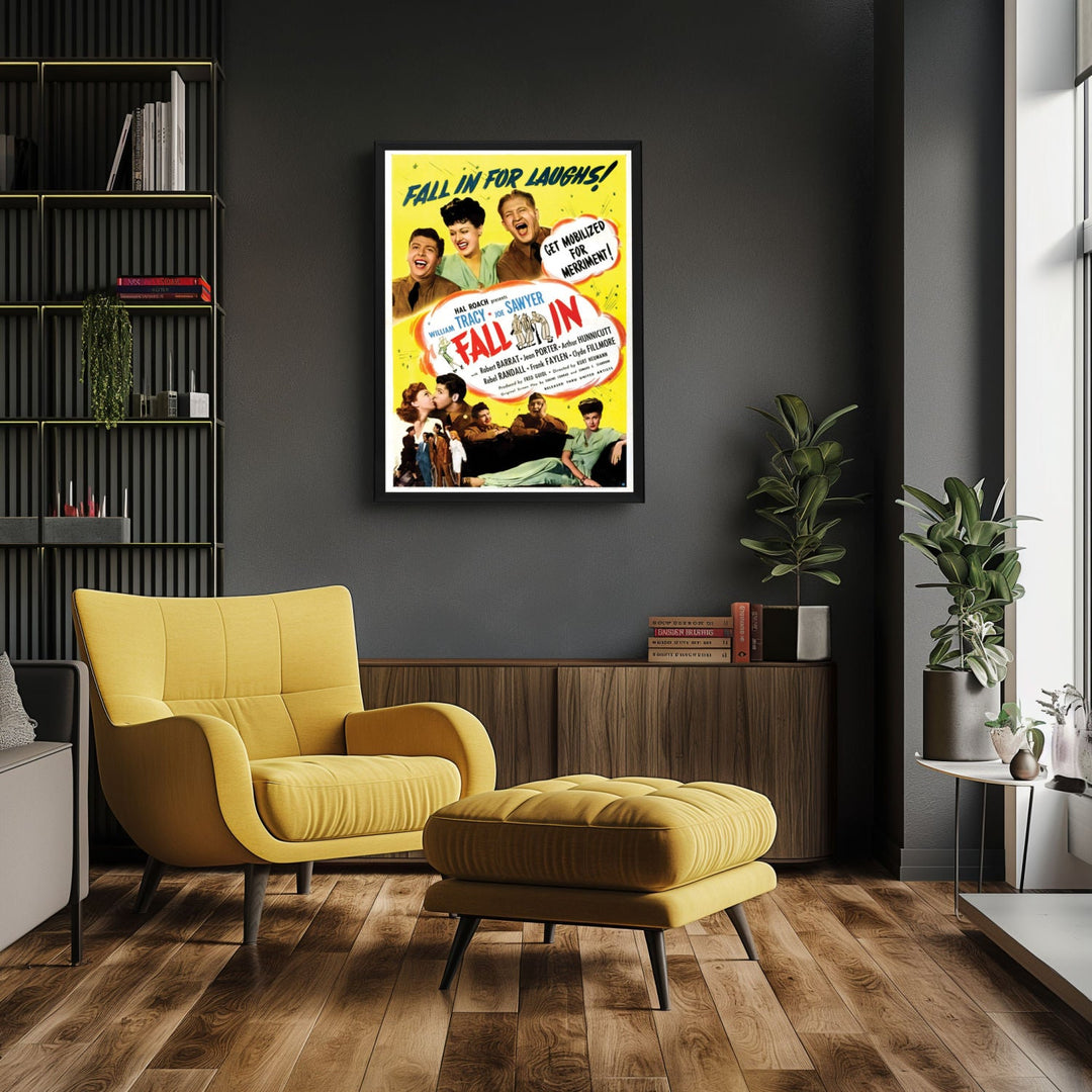 "Fall In" (1942) Framed Movie Poster