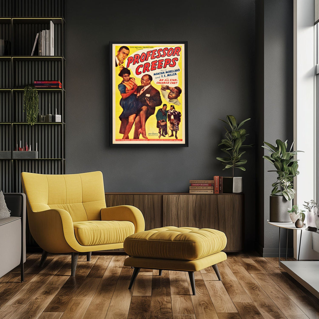 "Professor Creeps" (1942) Framed Movie Poster