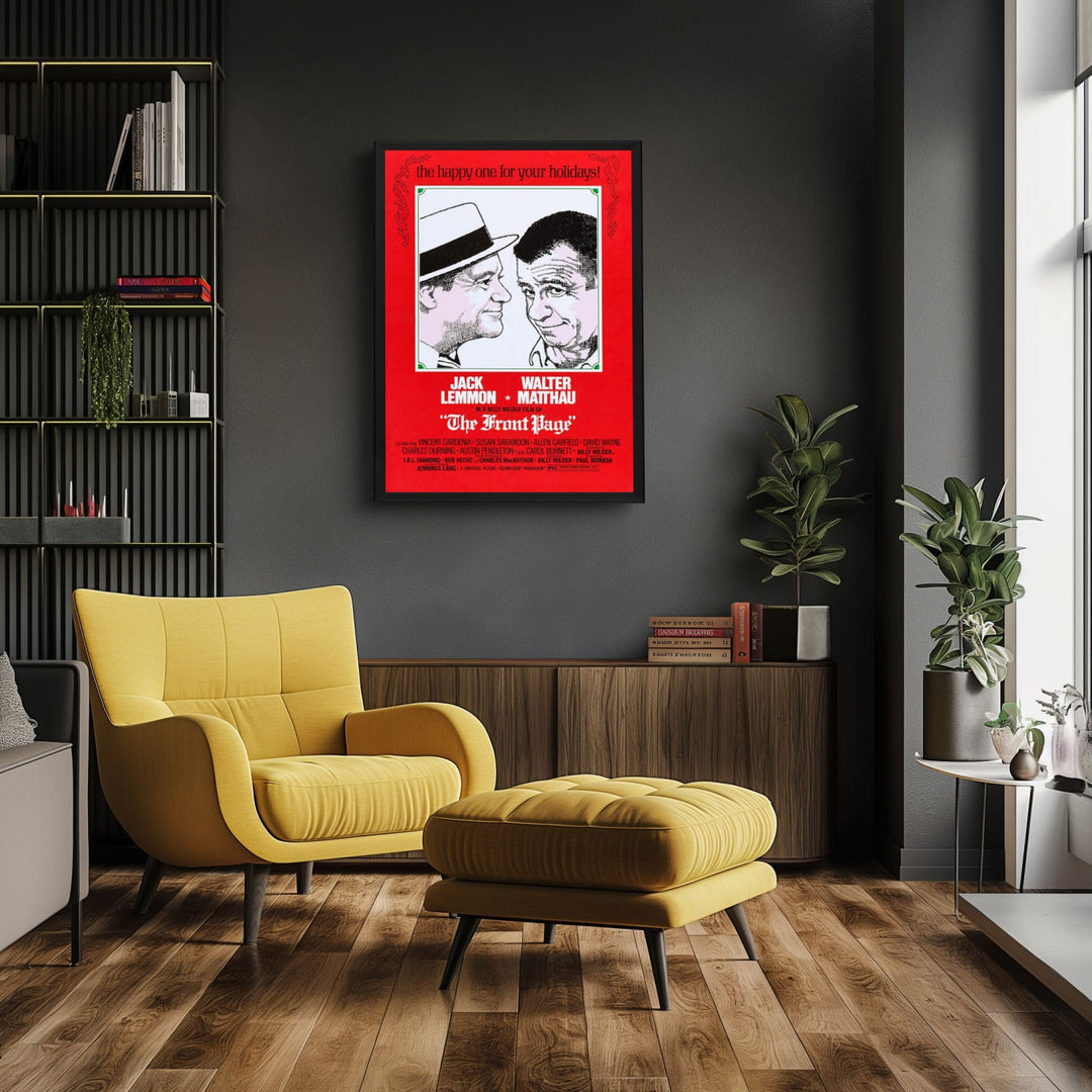 "Front Page" (1974) Framed Movie Poster