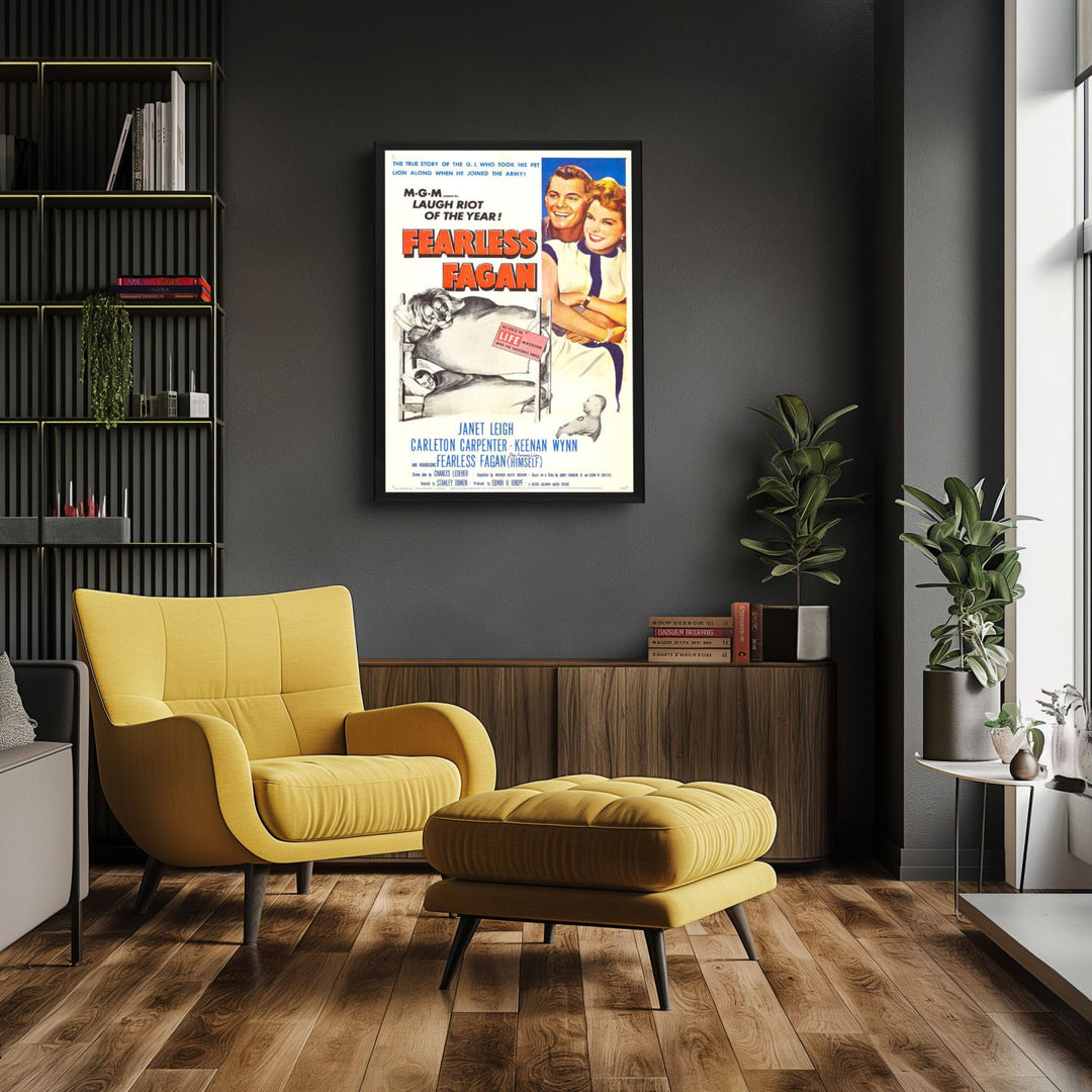 "Fearless Fagan" (1952) Framed Movie Poster