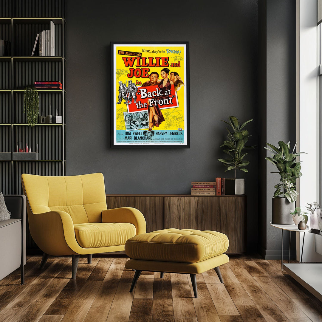 "Back At The Front" (1952) Framed Movie Poster