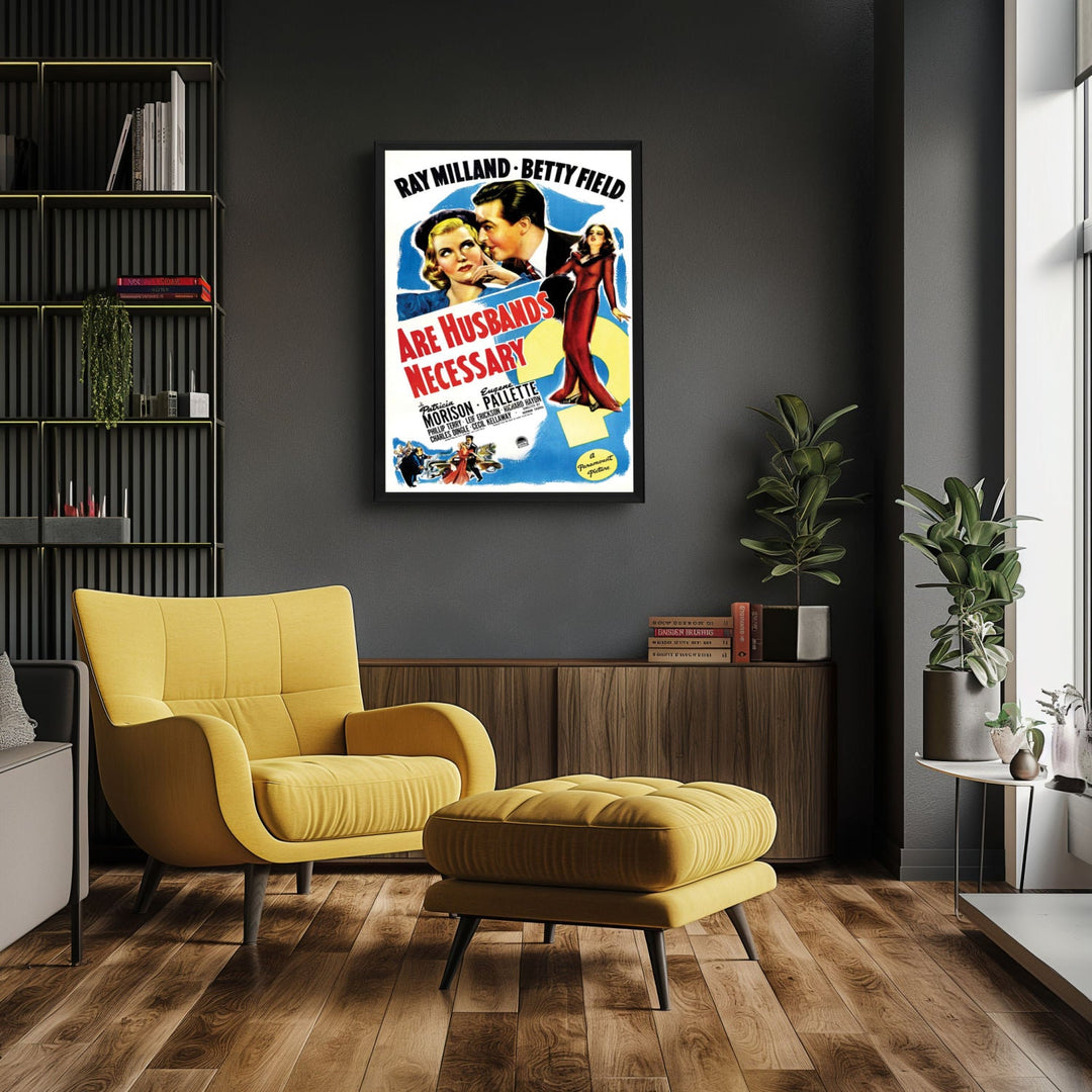 "Are Husbands Necessary" (1942) Framed Movie Poster
