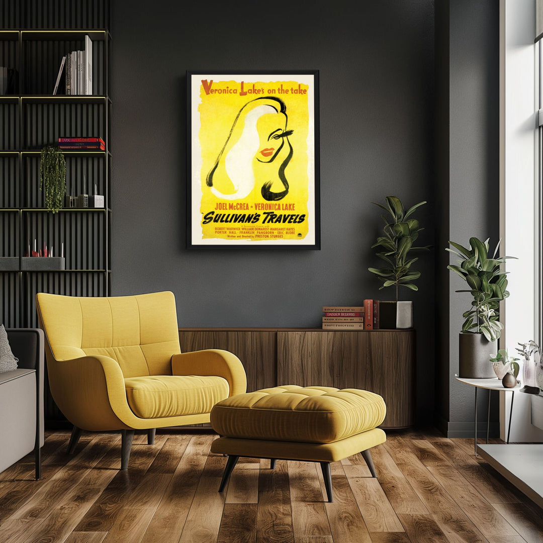 "Sullivan's Travels" (1941) Framed Movie Poster
