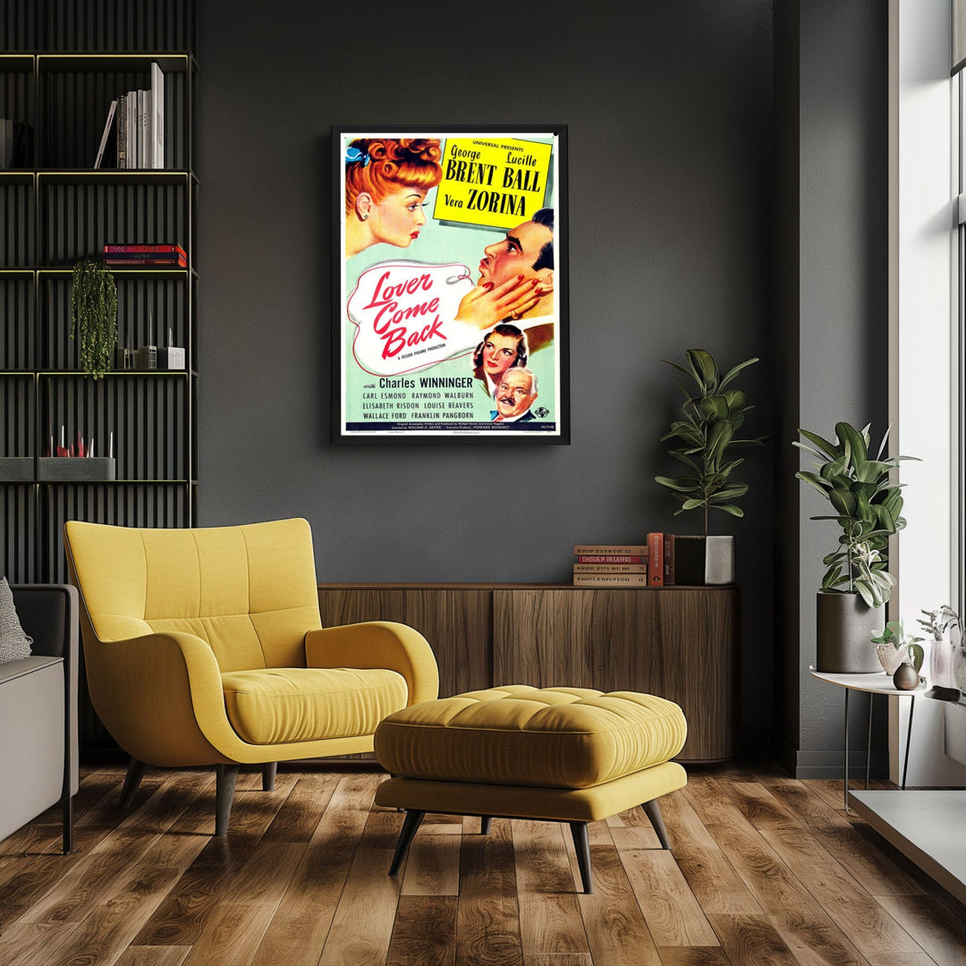 "Lover Come Back" (1961) Framed Movie Poster