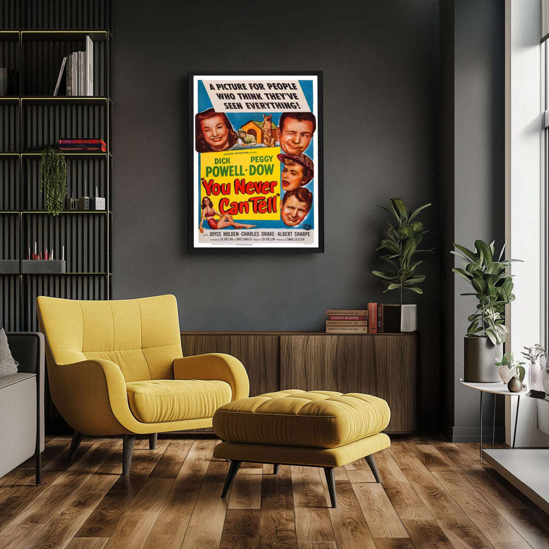 "You Never Can Tell" (1951) Framed Movie Poster