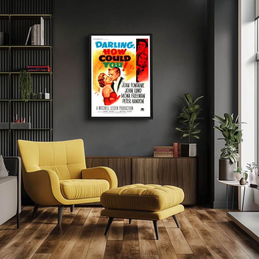 "Darling, How Could You!" (1951) Framed Movie Poster