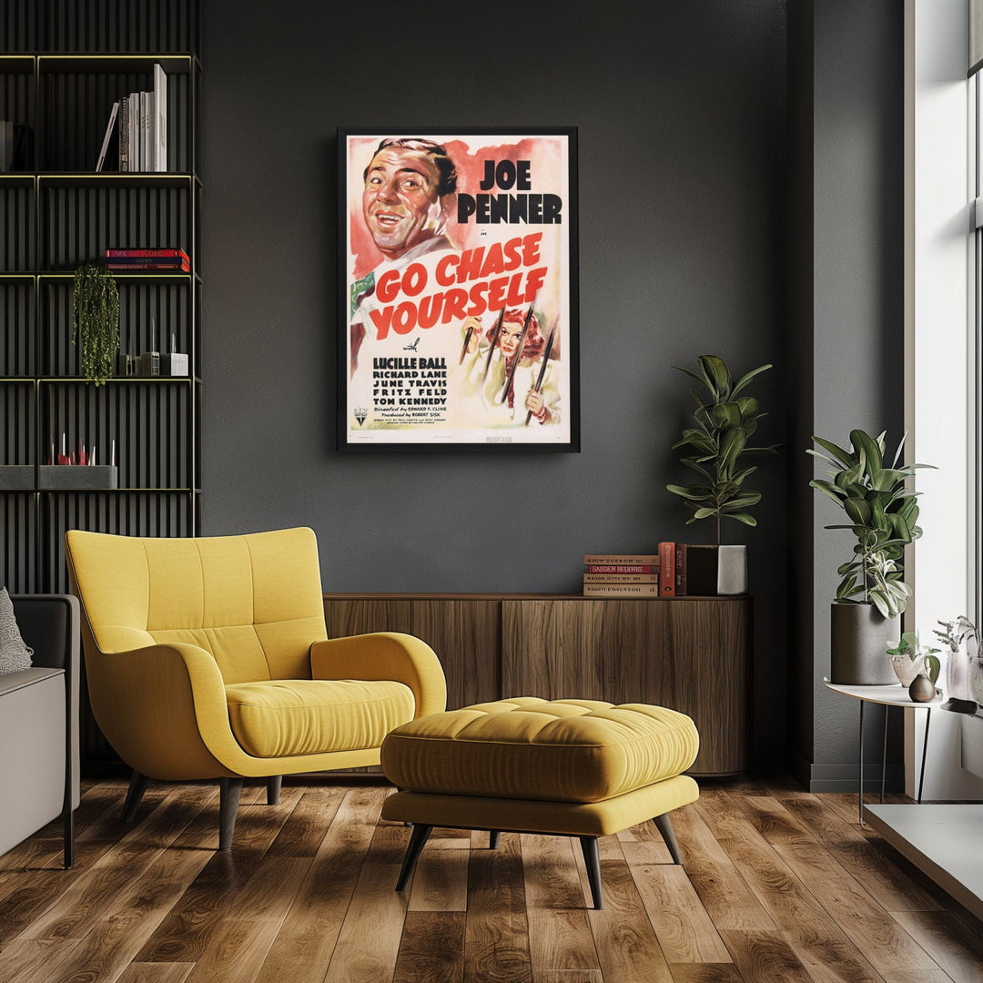 "Go Chase Yourself" (1938) Framed Movie Poster