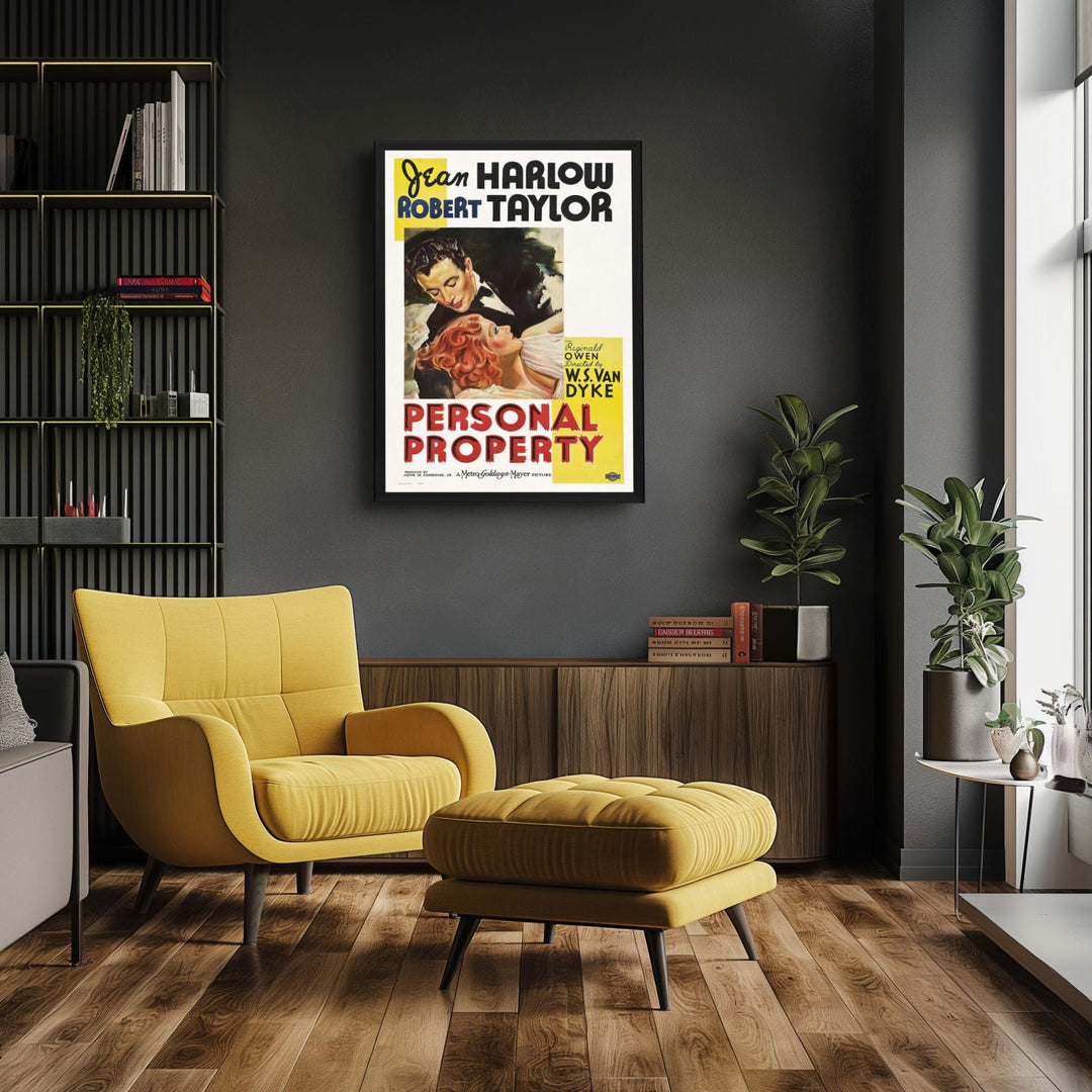 "Personal Property" (1937) Framed Movie Poster