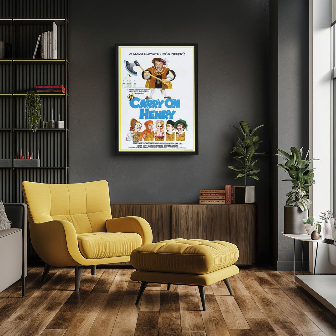"Carry On Henry" (1971) Framed Movie Poster