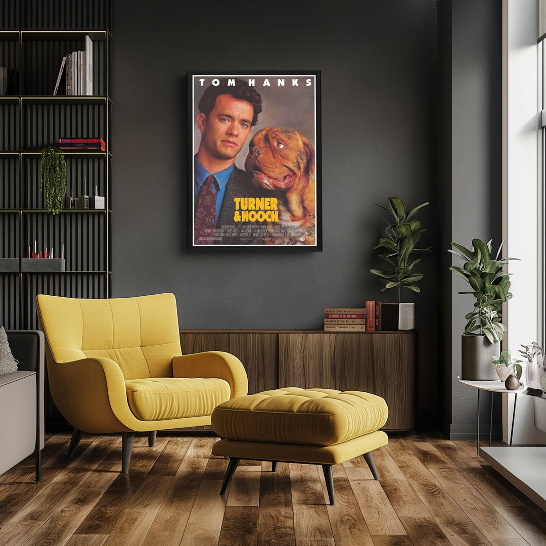 "Turner and Hooch" Framed Movie Poster