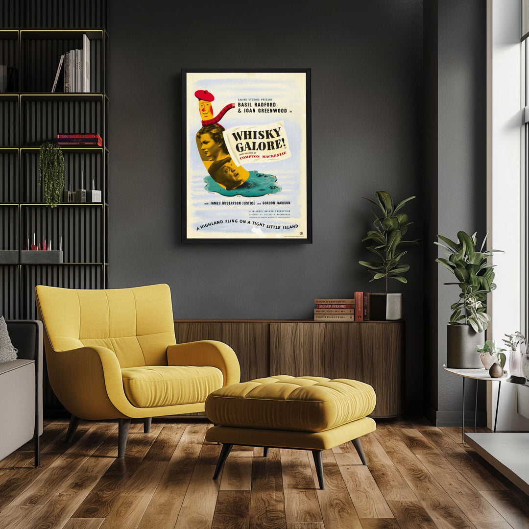 "Whisky Galore" (1949) Framed Movie Poster