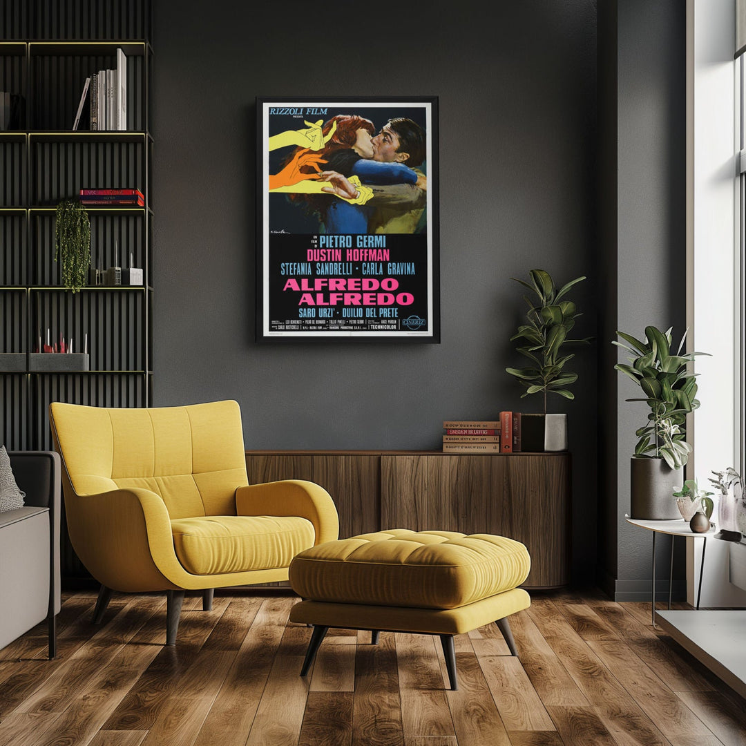 "Alfredo, Alfredo" (1972) Framed Movie Poster