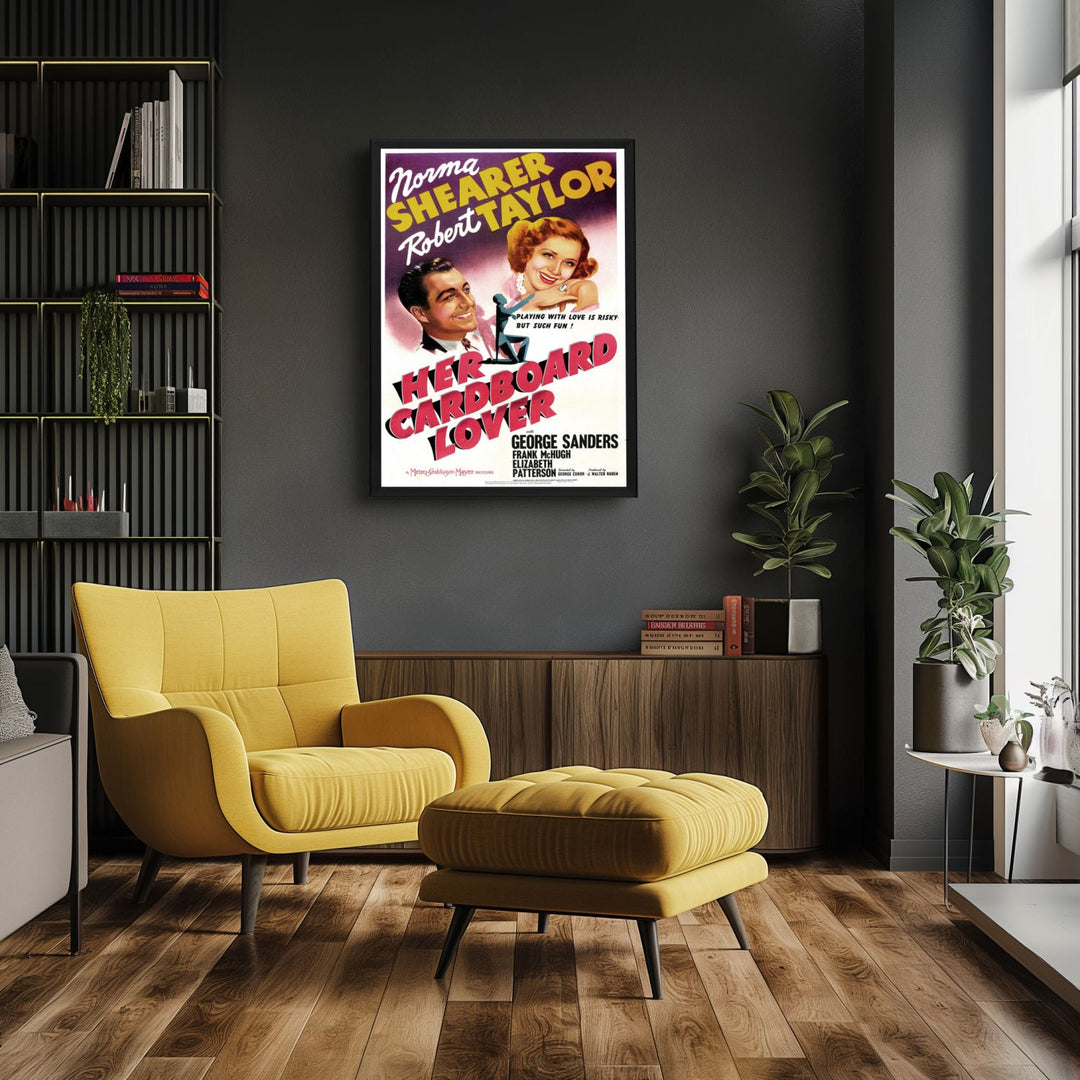 "Her Cardboard Lover" (1942) Framed Movie Poster