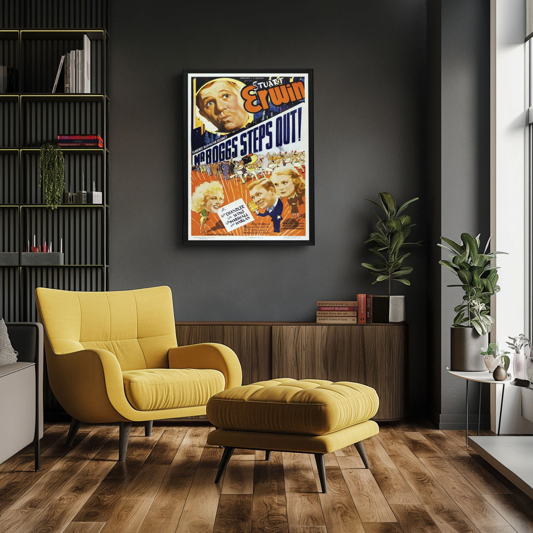"Mr. Boggs Steps Out" (1938) Framed Movie Poster