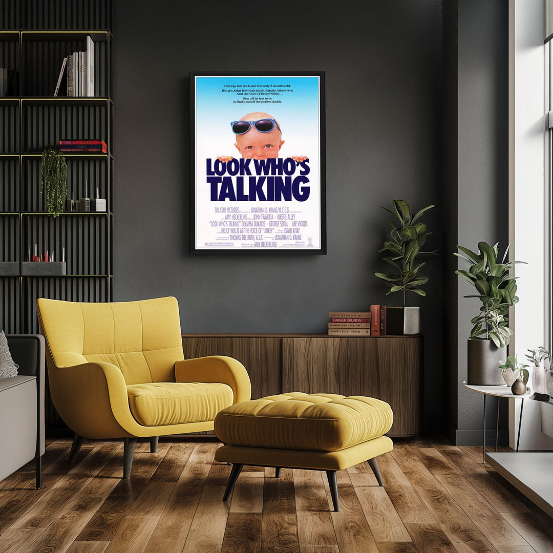 "Look who's talking" (1989) Framed Movie Poster