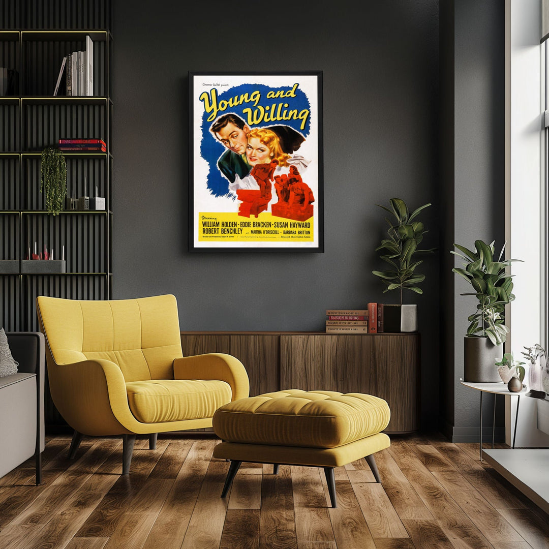 "Young And Willing" (1943) Framed Movie Poster