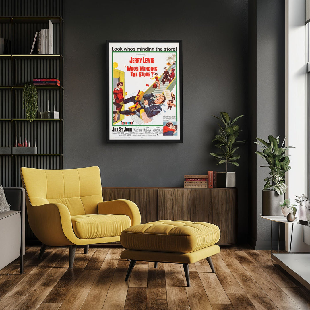 "Who's Minding The Store" (1963) Framed Movie Poster