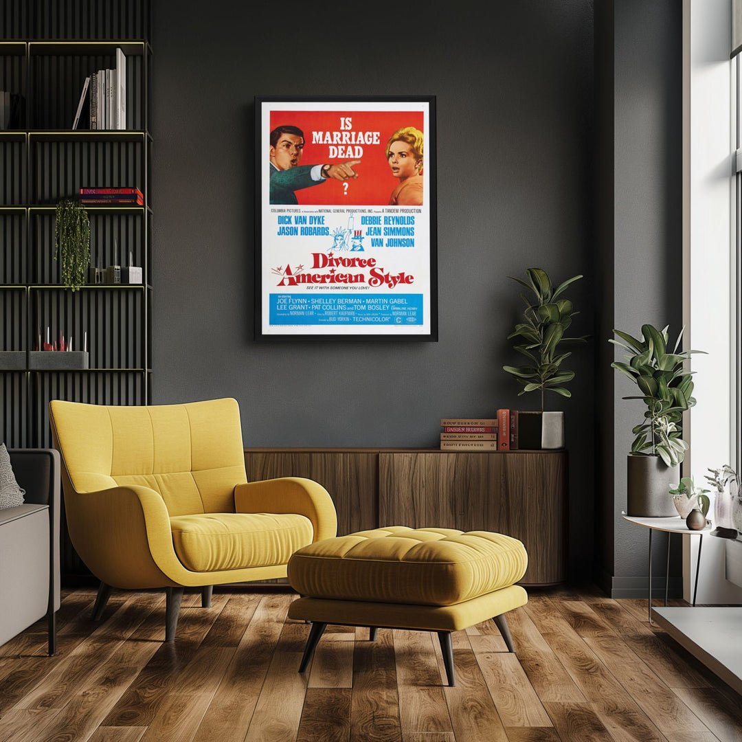 "Divorce American Style" (1967) Framed Movie Poster