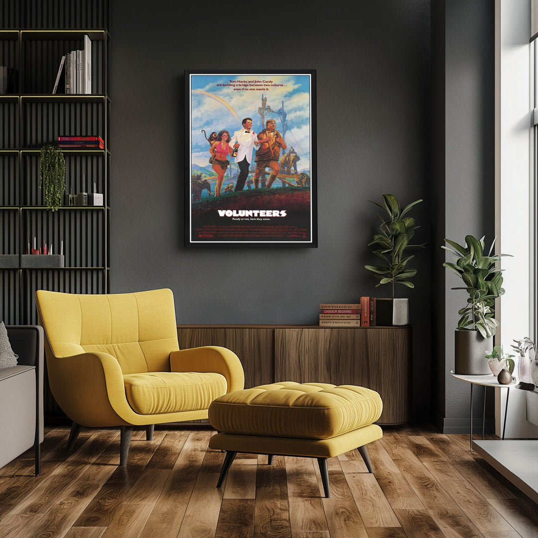 "Volunteers" (1985) Framed Movie Poster