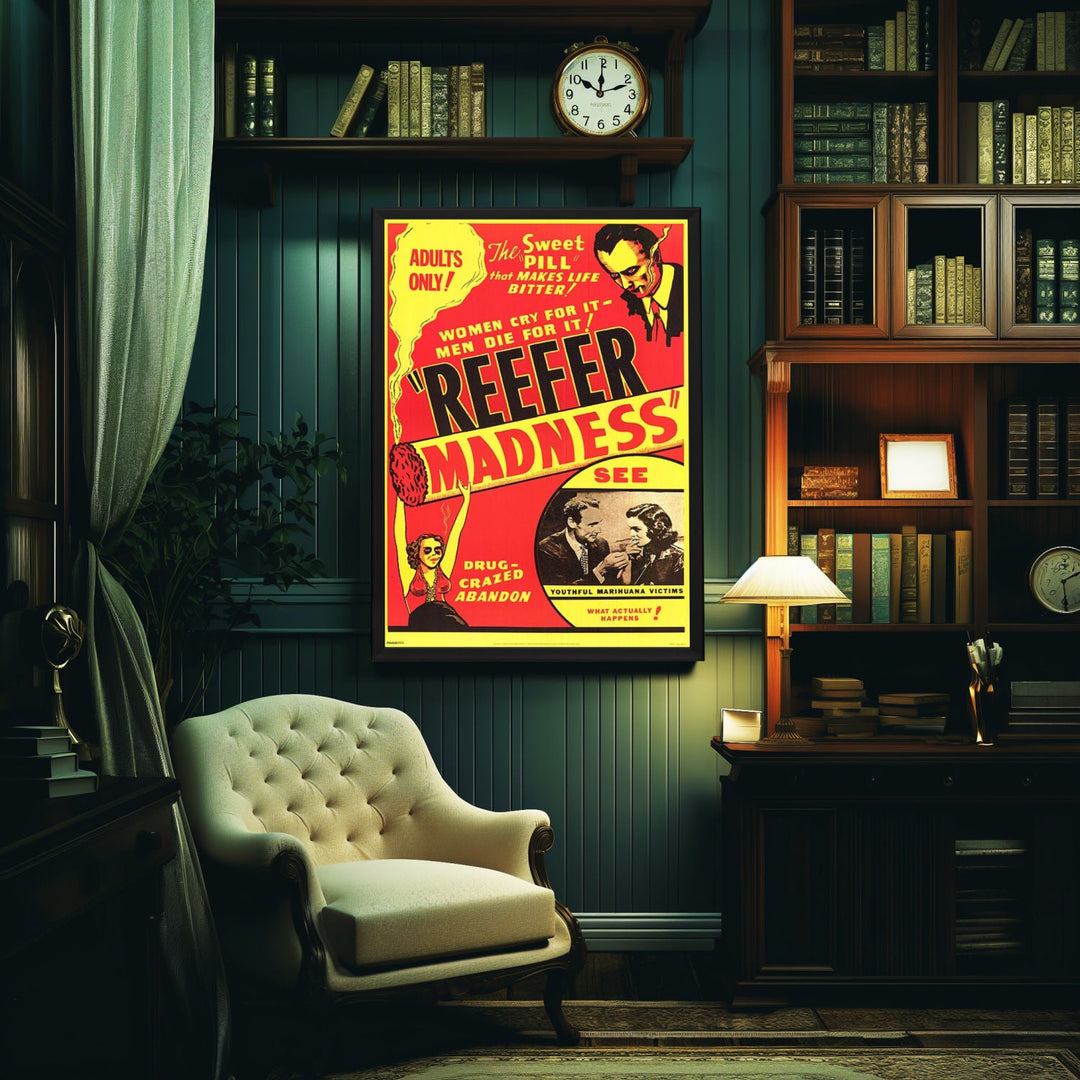 "Reefer Madness" (1936) Framed Movie Poster