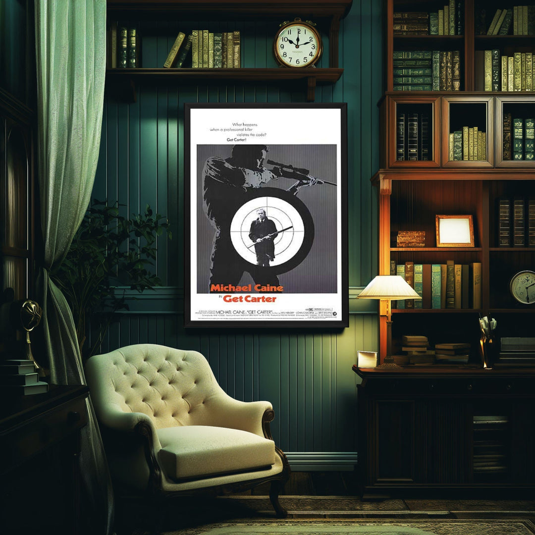 "Get Carter" (1971) Framed Movie Poster