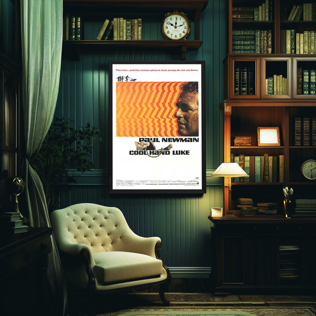 "Cool Hand Luke" (1967) Framed Movie Poster