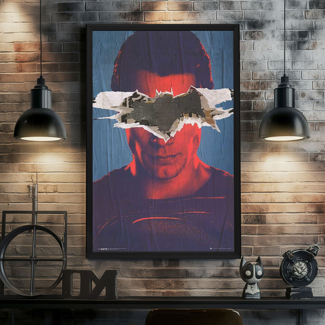 "Batman V Superman: Dawn of Justice" (2016) Framed Movie Poster