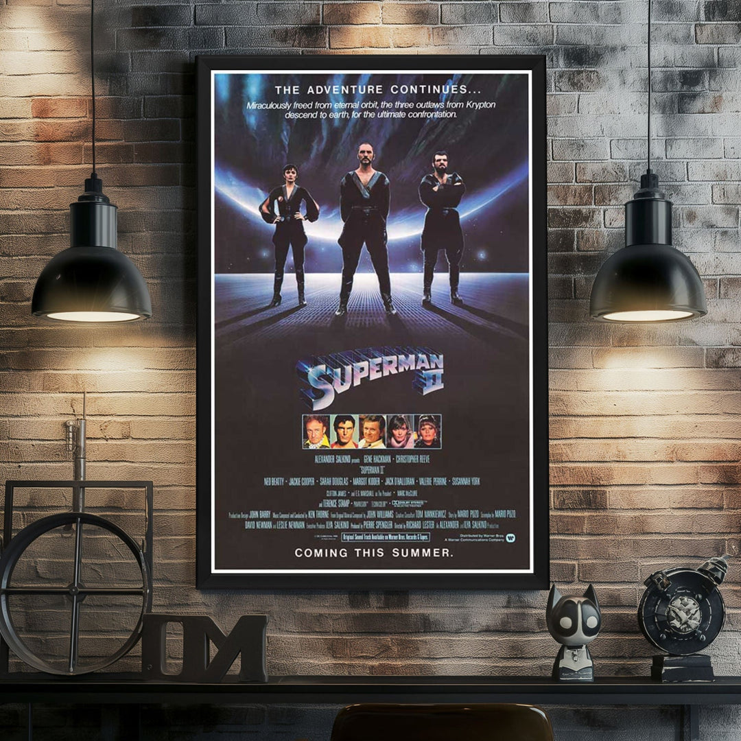 "Superman II" (1980) Framed Movie Poster