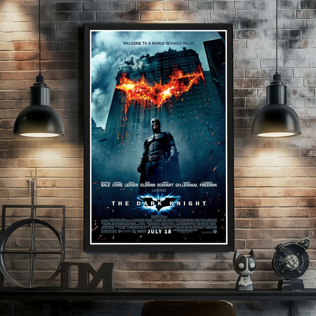 "Dark Knight" (2008) Framed Movie Poster