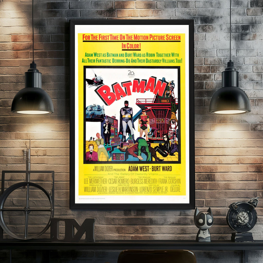 "Batman" (1966) Framed Movie Poster