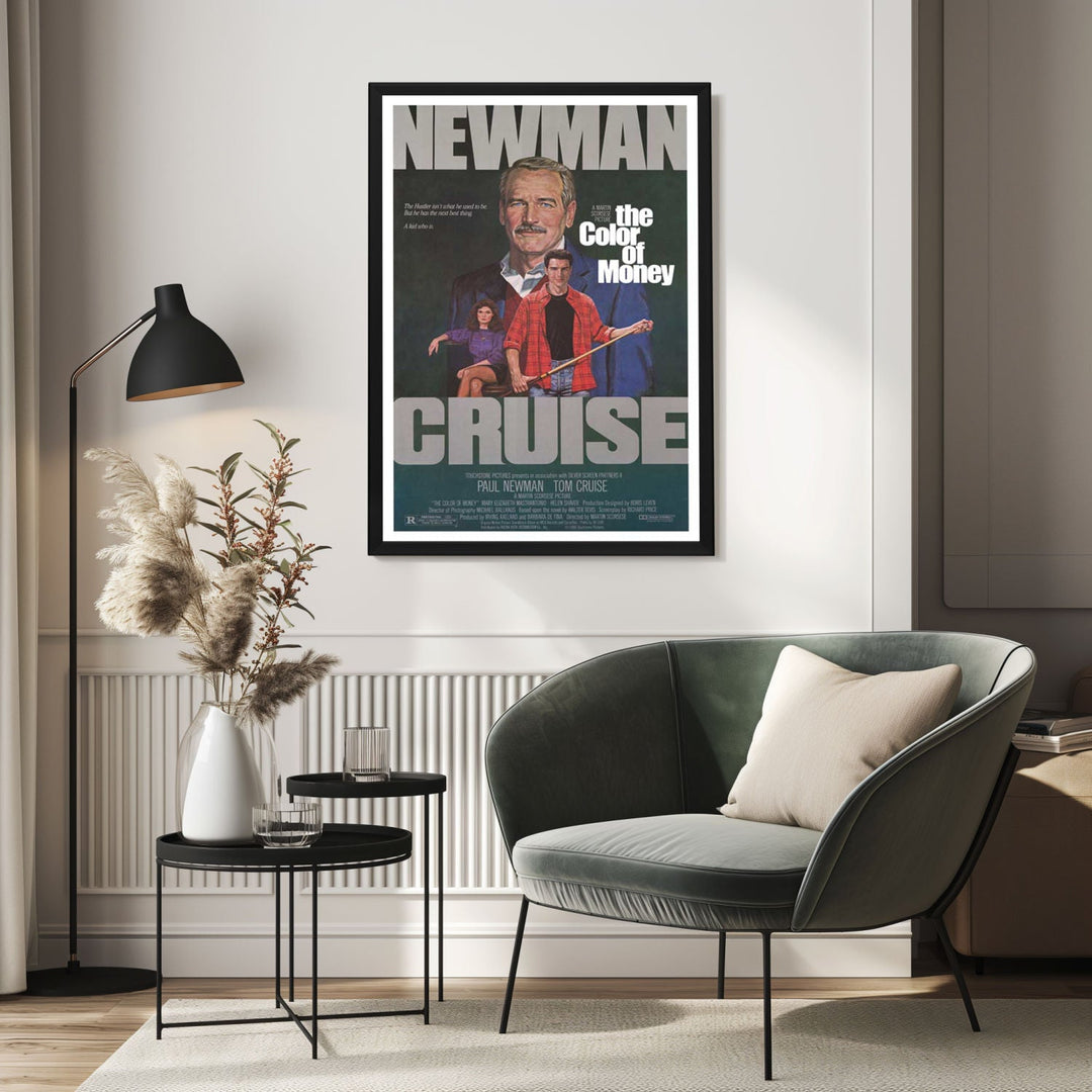 "Color of Money" (1986) Framed Movie Poster