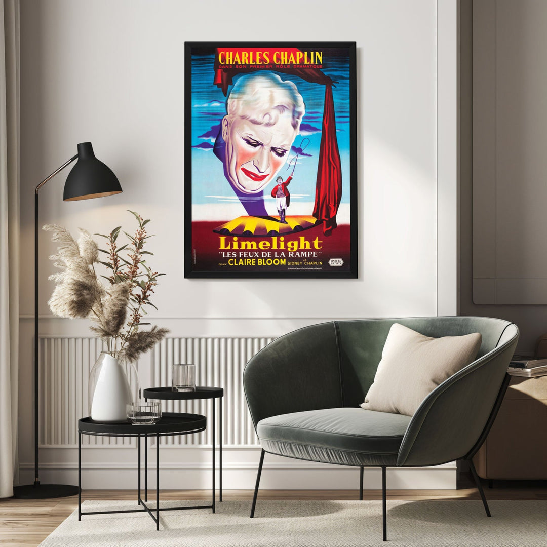"Limelight (French)" (1952) Framed Movie Poster