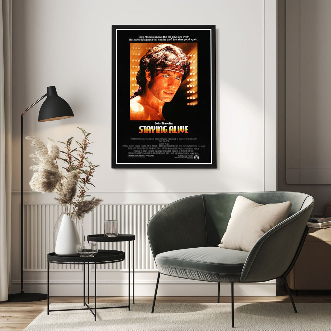 "Staying Alive" (1983) Framed Movie Poster